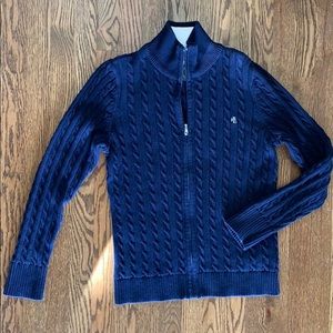 Lauren Ralph Lauren Cableknit Zipper Sweater